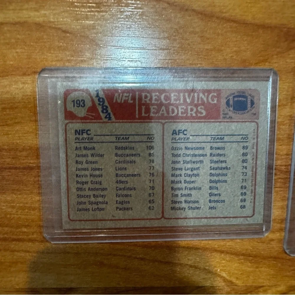 Legendary NFL Hall Of Famers Football Card Lot Dorsett, Monk, Newsome Nice